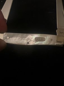 Rare 2000 Case XX Limited edition #. 360 of 500 Genuine Mother Of Pearl Muskrat