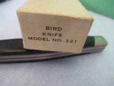 Buck Rough Saw Cut Black Delrin Bird Knife Model #321
