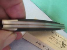 Buck Rough Saw Cut Black Delrin Bird Knife Model #321
