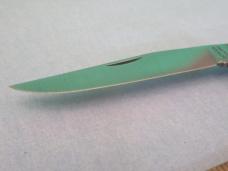 Schrade Rough Saw Cut Delrin USA Made Gunstock LinerLock Trapper Model 194OT
