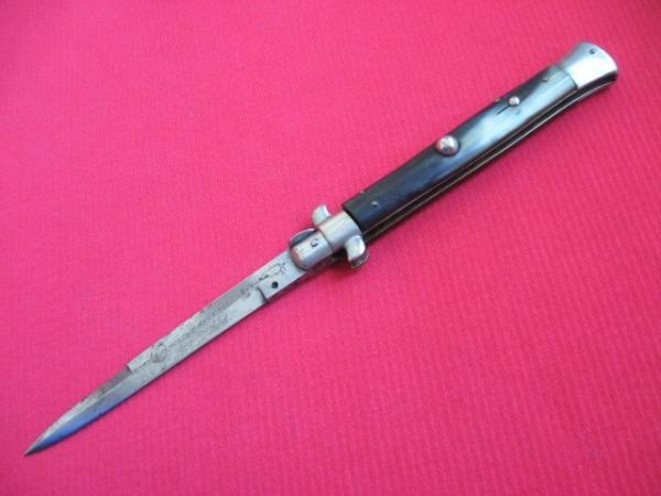 Vintage Rare Stamp 1950's Italian Picklock STILETTO 11" (28 cm.) Switchblade Knife Vintage Rare Stamp 1950's Italian Picklock STILETTO 11" (28 cm.) Switchblade Knife