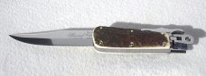 NOS FOX 12" ART. 648 ( PIG STICKER ) GENUINE STAG MANIAGO ITALY LEVER LOCK FOLDING HUNTING KNIFE 