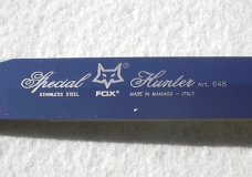 NOS FOX 12" ART. 648 ( PIG STICKER ) GENUINE STAG MANIAGO ITALY LEVER LOCK FOLDING HUNTING KNIFE 