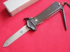 Vintage Large Size BUND German Luftwaffe PARATROOPER Gravity Knife - MINT IN BOX !