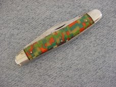 Extremely RARE Vintage ENDERES, Four Blade, Punch Blade, Checker-Board Handles Stockman Pocket Knife