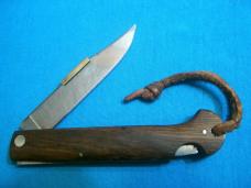 VINTAGE KABAR KA BAR 1179 USA BIG SODBUSTER WALNUT LOCKBACK FOLDING POCKET JACK KNIFE KNIVES