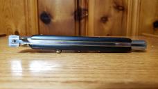 13 Inch Switchblade Knife with Belt Sheath. Fast opening, Locks up Solid. Not used or Re-sharpened.