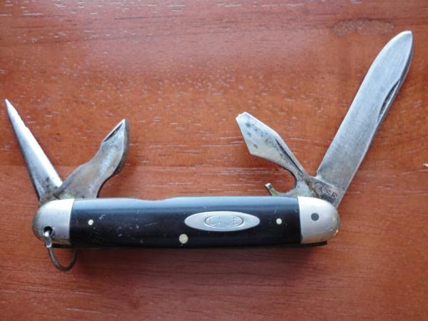 CASE TESTED 1920-40 24090R SLICK BLACK JR SCOUT SMALL UTILITY