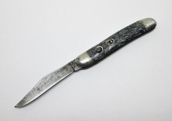 Vintage HAMMER Brand USA Automatic Push-Button Jack Knife Switchblade