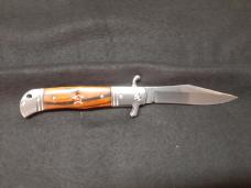Czech, Soviet Hidden Release knife Rosewood handles Czech, Soviet Hidden Release knife Rosewood handles