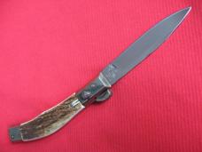 Quality Italian Unique Mechanism LEPRE Stag Knife Limited Edition 2016 MANIAGO ITALY w/Certificate Quality Italian Unique Mechanism LEPRE Stag Knife Limited Edition 2016 MANIAGO ITALY w/Certificate