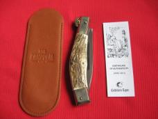 Quality Italian Unique Mechanism LEPRE Stag Knife Limited Edition 2016 MANIAGO ITALY w/Certificate Quality Italian Unique Mechanism LEPRE Stag Knife Limited Edition 2016 MANIAGO ITALY w/Certificate