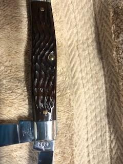 Case XX TEXAS JACK REDBONE - PRETTY BONE KNIFE USA 6292 8-DOT 1982 # 23-K-07