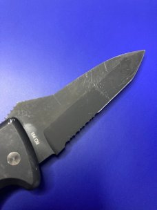 Ontario XM Strike Fighter 2-S Automatic Knife Black Aluminum
