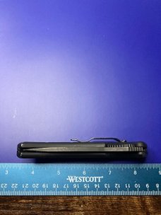 Ontario XM Strike Fighter 2-S Automatic Knife Black Aluminum