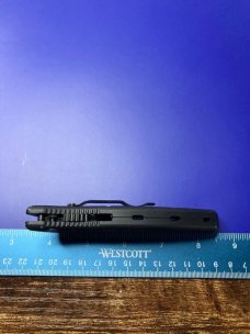 Ontario XM Strike Fighter 2-S Automatic Knife Black Aluminum