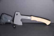 Buck Compadre 12.75" Axe Natural Canvas Micarta 0106BRS1-B Buck Compadre 12.75" Axe Natural Canvas Micarta 0106BRS1-B
