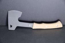 Buck Compadre 12.75" Axe Natural Canvas Micarta 0106BRS1-B Buck Compadre 12.75" Axe Natural Canvas Micarta 0106BRS1-B