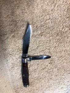Case XX SMALL COKE BOTTLE REDBONE KNIFE USA 25-1/2 8-DOT 1972 # 23-K-08 