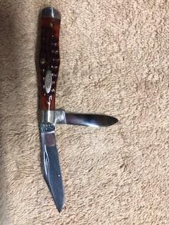Case XX SMALL COKE BOTTLE REDBONE KNIFE USA 25-1/2 8-DOT 1972 # 23-K-08 