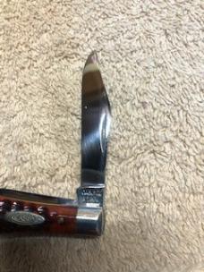 Case XX SMALL COKE BOTTLE REDBONE KNIFE USA 25-1/2 8-DOT 1972 # 23-K-08 