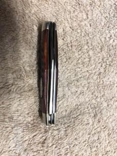 Case XX SMALL COKE BOTTLE REDBONE KNIFE USA 25-1/2 8-DOT 1972 # 23-K-08 