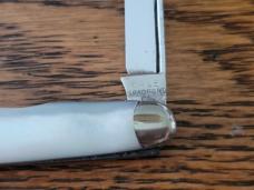 Case Bradford PA 8271 LP Pearl Knife Long Pull with Dove Tailed Bolsters RARE Case Bradford PA 8271 LP Pearl Knife Long Pull with Dove Tailed Bolsters RARE