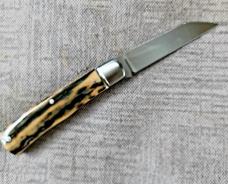 Bobby Toole Mammoth Ivory Native Slipjoint..New, CPM-154 ,4 " .coa and pouch..real color in this one