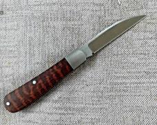Jeffery Mitchell Snakewood Swayback Jack...3.75" closed..A2.New from maker..coa with pouch 