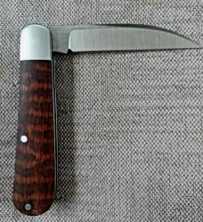 Jeffery Mitchell Snakewood Swayback Jack...3.75" closed..A2.New from maker..coa with pouch 
