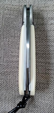 Vincenzo Balistreri Native Lever Taillock.. Hippo Ivory..fluted ..4" closed..AEB-L..coa..slip