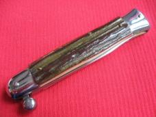VINTAGE Italian RAPID One Hand Opening STAG Handle Knife - New Old Stock VINTAGE Italian RAPID One Hand Opening STAG Handle Knife - New Old Stock