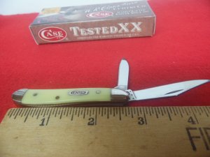 CASE XX 3220 CV YELLOW PEANUT WITH BOX UNUSED FROM STORAGE