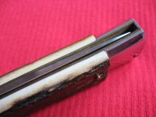 VINTAGE Italian RAPID One Hand Opening STAG Handle Knife - New Old Stock VINTAGE Italian RAPID One Hand Opening STAG Handle Knife - New Old Stock
