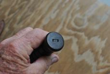 Ka-Bar Fighter Olean NY USMC Parkerized Unused Handled 12" Original Scabbard