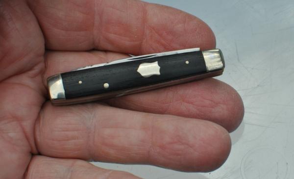 Harvey Bros. 2 Blade Drs. Knife 2 1/2" Closed Cocobolo Federal Shield Tight Loud In And Out