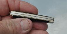 Harvey Bros. 2 Blade Drs. Knife 2 1/2" Closed Cocobolo Federal Shield Tight Loud In And Out