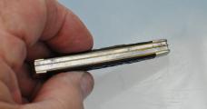 Imperial 2 Blade Dr. knife 1930's Pill Buster 3 1/4" Closed Rough Black Pinned Shield Imperial 2 Blade Dr. knife 1930's Pill Buster 3 1/4" Closed Rough Black Pinned Shield