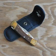 Buck 110 John Morris Bass Pro Founder 24k Gold Blade Etch Mint With Sheath 