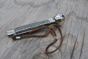 Puma Solingen Germany Fish Knife Mint Mirror Polish 5 3/4" Closed Original Fish measuring Cord