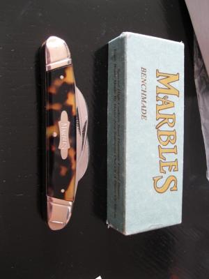 MARBLES SOLINGEN GERMANY TORTOISE PREMIUM JUMBO 4 BLADE CONGRESS KNIFE # 23-K-12