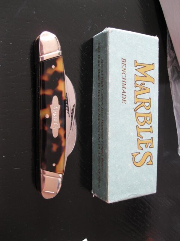 MARBLES SOLINGEN GERMANY TORTOISE PREMIUM JUMBO 4 BLADE CONGRESS KNIFE # 23-K-12