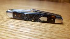 Western Brand Stockman S-6504B Three Stainless Blades USA Made Excellent Cond. With Light Use. Nice!