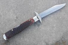 Vintage 1973 Case XX Red Bone Swing guard 6111 1/2 Carbon Steel