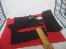 BLACK FELT POUCHES FOR STORING POCKET KNIVES AND JEWELRY ONE DOZEN MADE IN NC BLACK FELT POUCHES FOR STORING POCKET KNIVES AND JEWELRY ONE DOZEN MADE IN NC