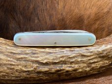Electric Cutlery Co. 2 Blade Mother of Pearl Pen Knife, N.Y.C., Newark NJ., 1873-1909