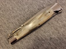 9" ITALIAN 80's era BRAZILIAN HORN SWINGUARD w/ DAGGER BLADE