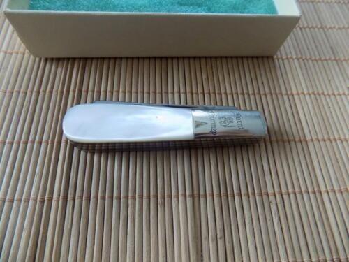 Never Used Burnt Chimney pearl Barlow Knife-Germany