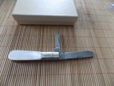 Never Used Burnt Chimney pearl Barlow Knife-Germany