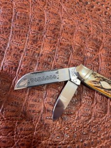Bulldog brand 1985 Large Congress 4 1/4 inch 1st generation Stag BKC 327